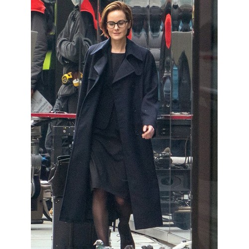 Anatomy of a Scandal Michelle Dockery Black Coat